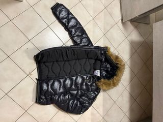 Blauer Giubbotto con Pelliccia Donna Nero