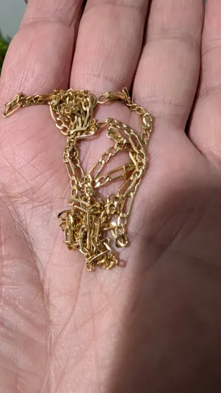 Cadena oro 18 kilates nueva sin estrenar preciosas