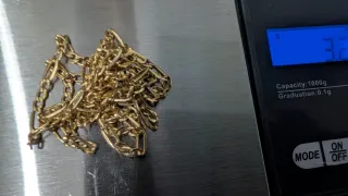 Cadena oro 18 kilates nueva sin estrenar preciosas