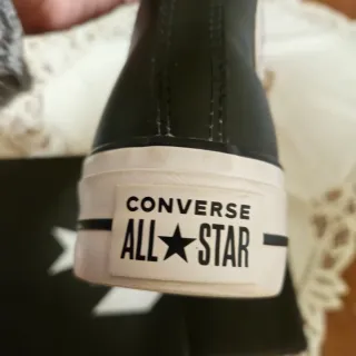 Zapatillas altas Converse Negras Talla 36.5