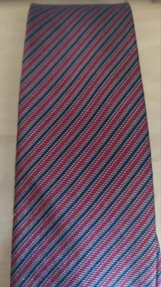 Corbata de seda Vintage Rayas