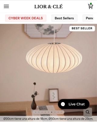 Lampada da soffitto bianca in seta