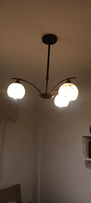 Lampada da soffitto moderna in cristallo e metallo