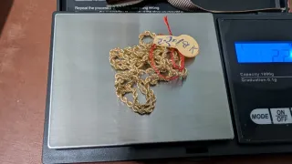 Cordón de oro 18 kilates