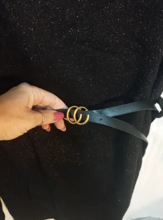 Vestitino nero con cinturino