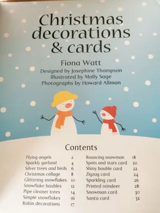 Christmas Decorations and Cards - Usborne