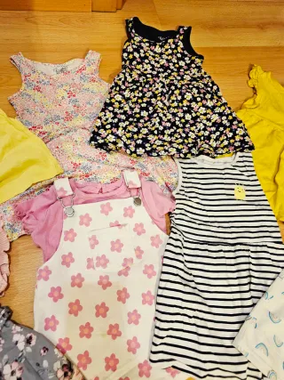 Lote Vestidos Verano Niña 12-24 Meses