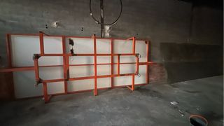 Mesa para vinilos, telas carpa, toldo