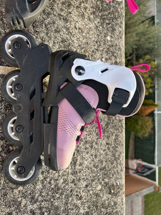Patines Rollerblade Microblade Rosas Talla 28