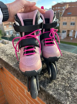 Patines Rollerblade Microblade Rosas Talla 28