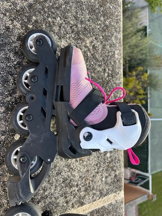 Patines Rollerblade Microblade Rosas Talla 28