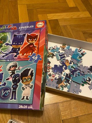 2 Puzzles PJ Masks Educa 48 Piezas
