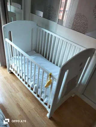 CUNA TRAMA DULCE BEAR BLANCO MATE - TIERRA