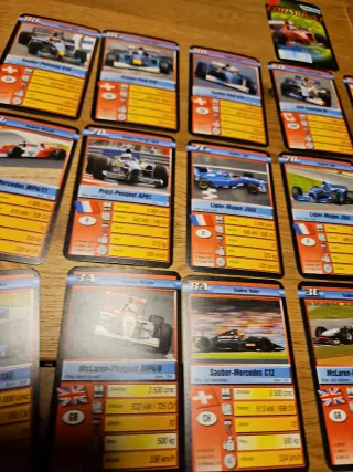 Gioco Carte Vintage Formula 1