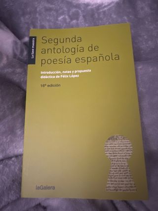 Segunda antología de poesía española