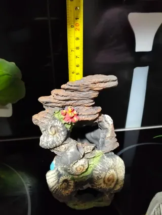 Decoración Acuario Rocas y Cofre