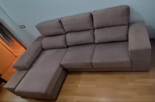 Chaiselongue 3 plazas beige