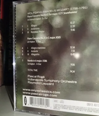 Mozart Piano Concertos 9 & 25 CD