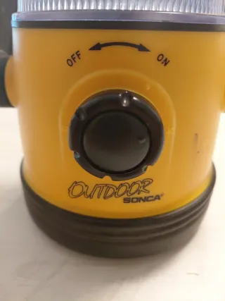 Faro Exterior Sonca Amarillo