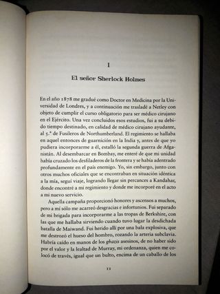 Los casos de Sherlock Holmes, 3 novelas