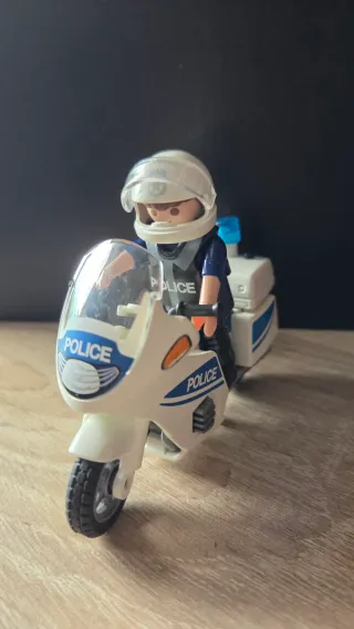Pack Playmobil: Coche y Helicóptero Policía