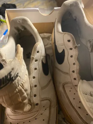 Nike Air Force 1 Blancas y Negras Talla 40