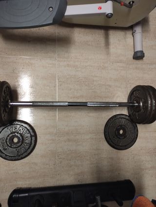 8 Discos musculación de 5 kg