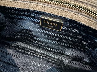 Bolso Prada Bauletto Vitello Phenix Marrón