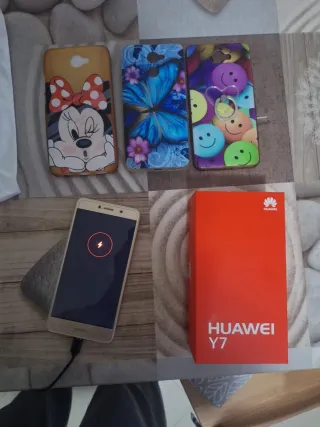 Huawei Y7 - Fundas y Cargador
