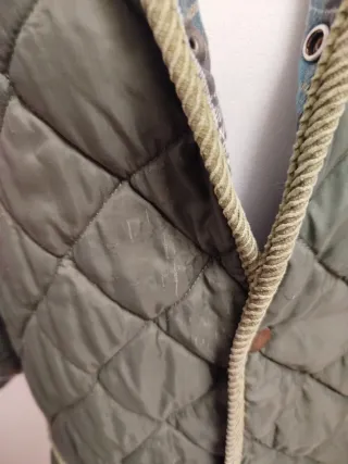 Chaqueta acolchada verde