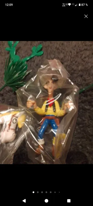 Figura Lucky Luke y Caballo Jolly