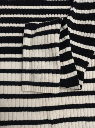 Jersey Mango cuello alto rayas