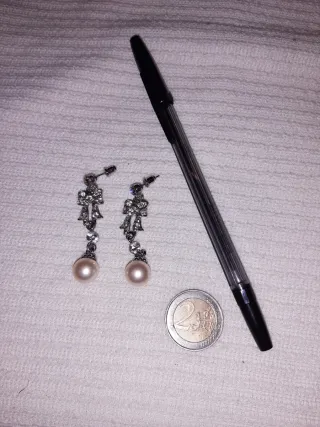 Pendientes Perla y Cristal