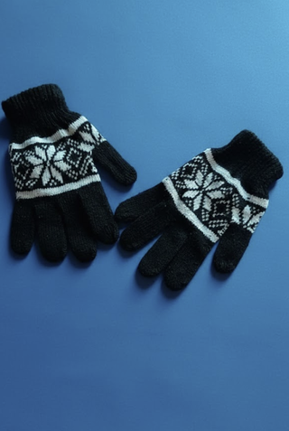 Guanti invernali fantasia nordica