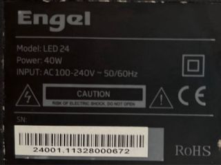 Televisor Engel Negro