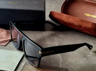 Gafas Tom Ford Fausto Negro y Dorado