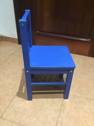 Silla infantil azul