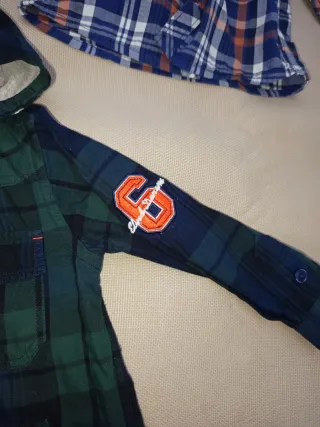 Lote 3 Camisas Niño Cuadros