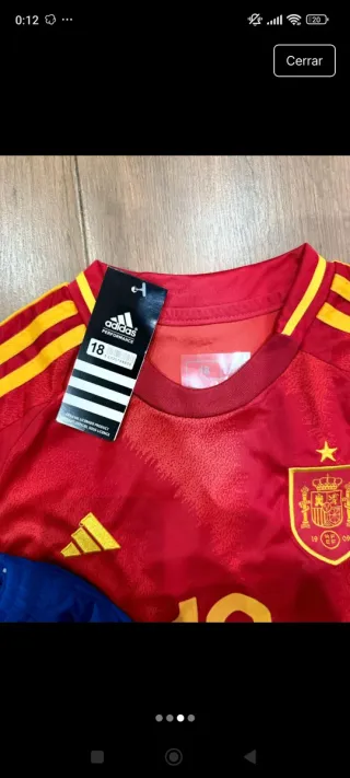 Conjunto Fútbol Niño España Adidas
