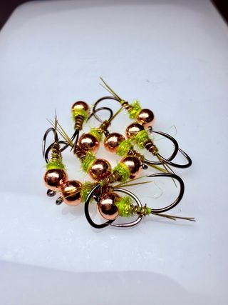 25 Perdigones y Ninfas Pesca