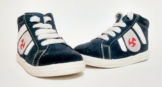 Scarpe bimbo blu alte