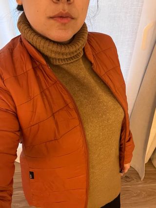 Chaqueta Cazadora Roxy XS Acolchada Color Teja