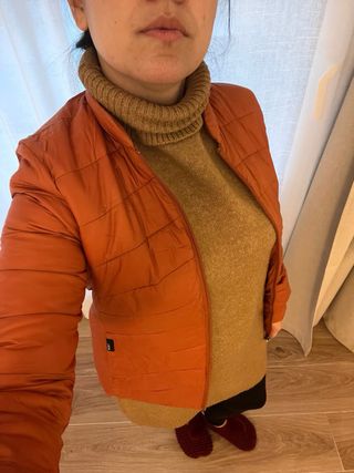 Chaqueta Cazadora Roxy XS Acolchada Color Teja