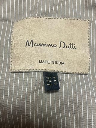 Camisa Massimo Dutti Ante Camel