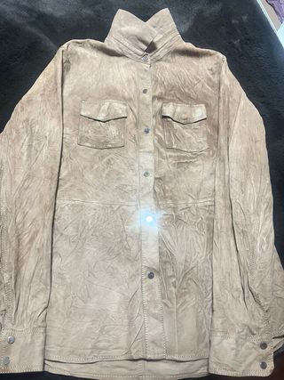 Camisa Massimo Dutti Ante Camel