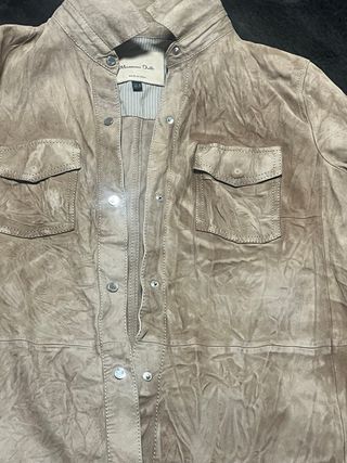 Camisa Massimo Dutti Ante Camel