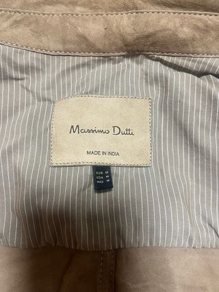 Camisa Massimo Dutti Ante Camel