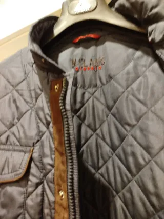 Chaqueta Husky Acolchada Hombre Azul