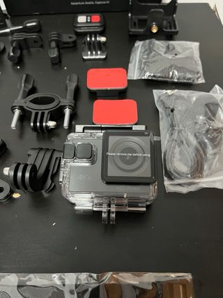 Cámara de Acción WOLFGANG 4K Negra