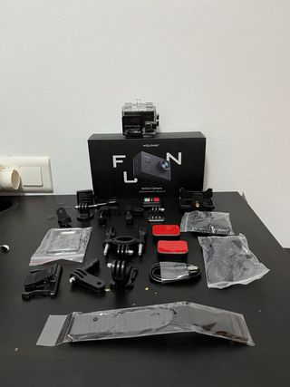 Cámara de Acción WOLFGANG 4K Negra